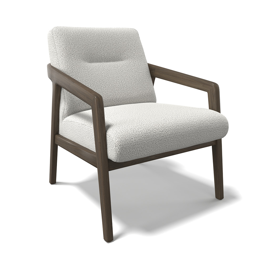 Modulax Mixsit Lounge chair Bijzetzetel Pebble